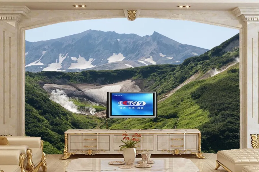 

Russia Scenery Mountains Nature wallpapers papel de parede,living room sofa TV wall bedroom3d wall murals wallpaper nature