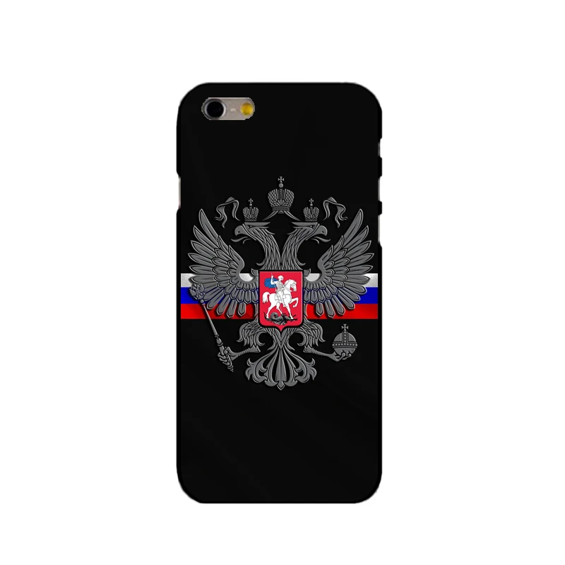 Xiaochenggui герб России телефон Жесткий Пластик чехол для iPhone 4 и 4S 5 S 5 SE 6 6s 8 6/7/8 plus X XS XR XS Max чехол - Цвет: 4