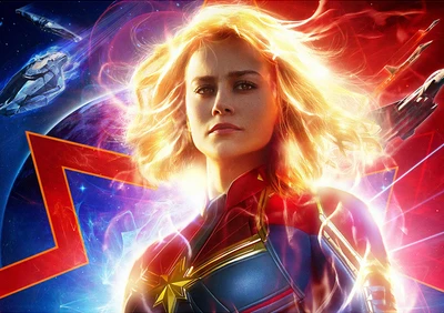 Наклейки на стену с изображением капитана Marvel 2 отличные красные бархатные