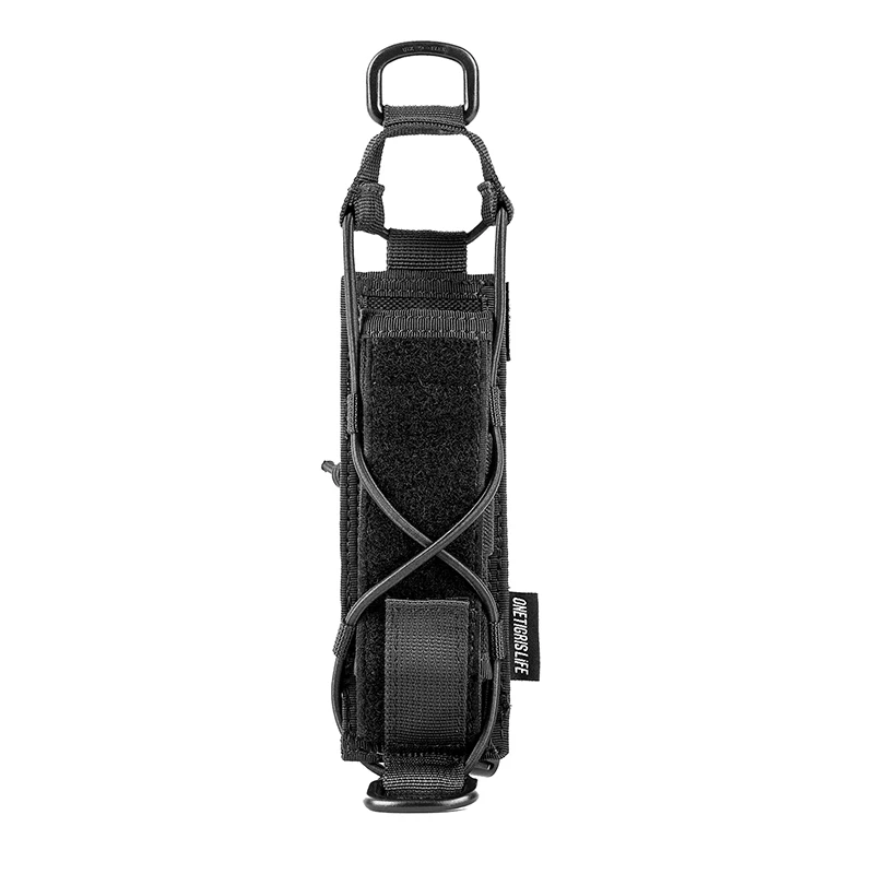 Черный OneTigris, тактический фонарь с регулируемой емкостью, MOLLE Mag Pouch, EDC, сумка для инструментов, для фонарей, складных ножей, молоток - Цвет: Черный