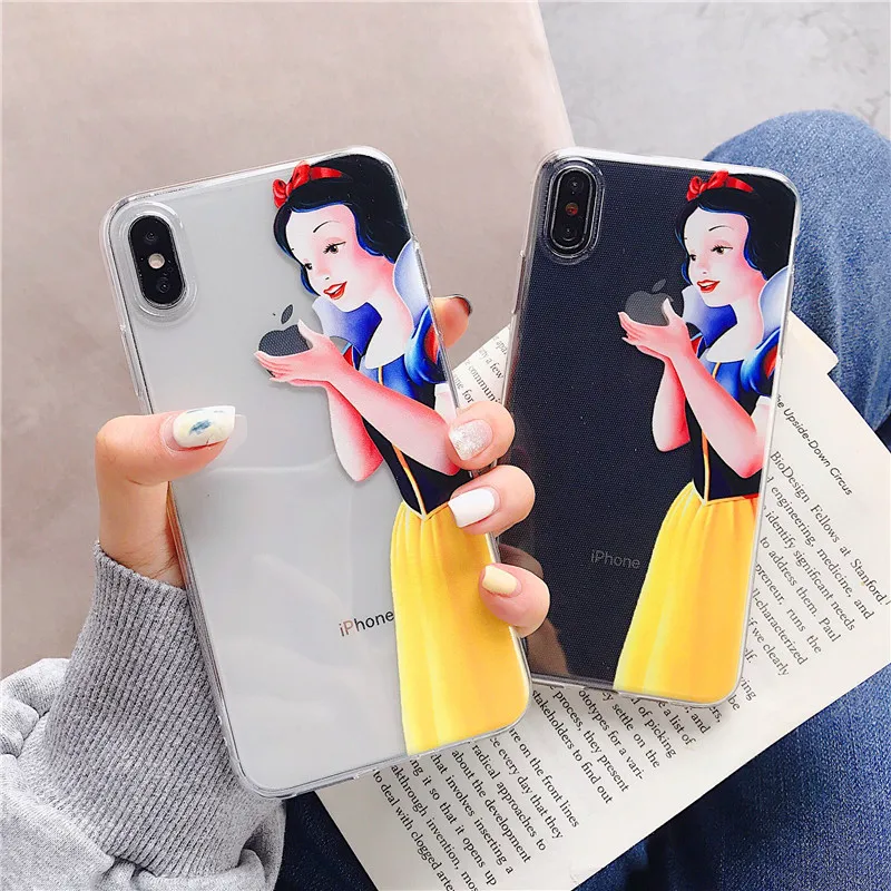 Красочный мультфильм силиконовый чехол для iPhone 6 S 7 8 Plus X XR XS MAX телефон случаях