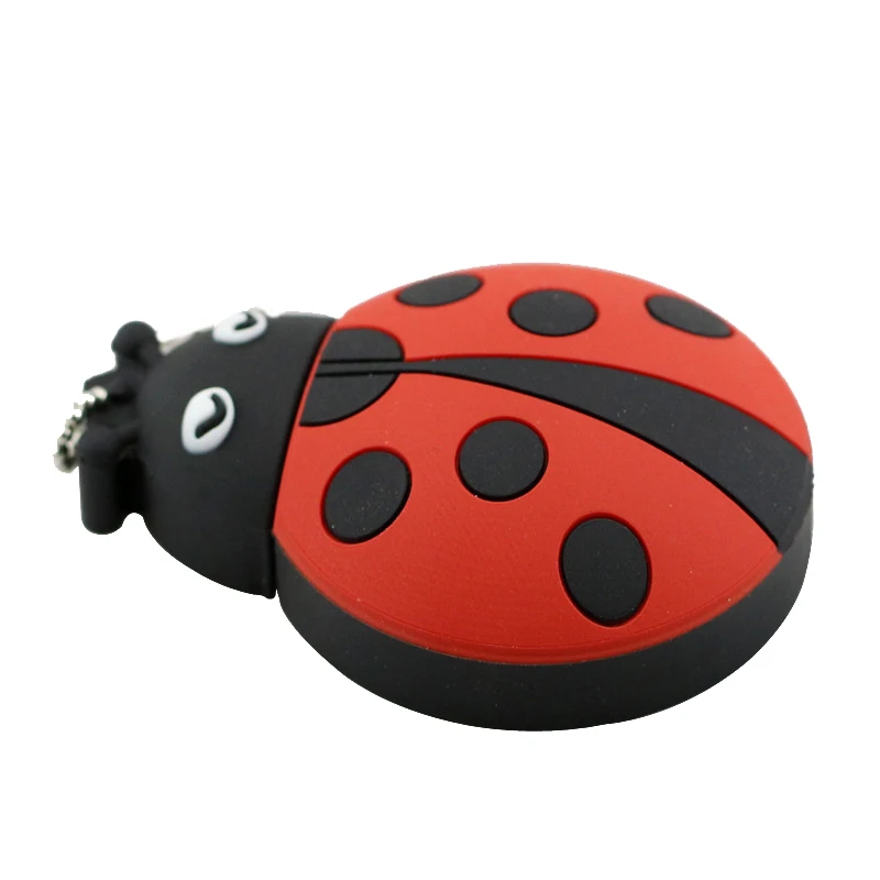USB флэш накопитель 8 ГБ милые животные божья коровка флэшка 32 16 карта памяти жук