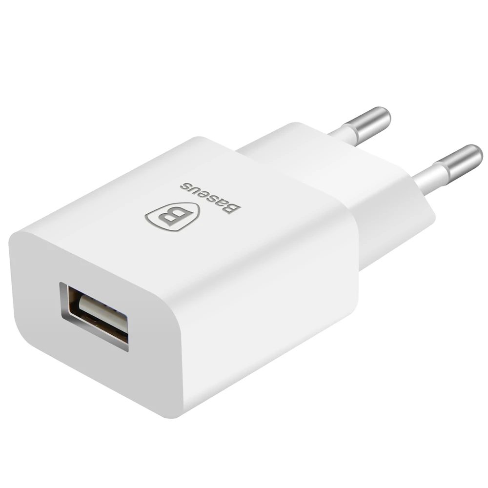 BASEUS ЕС Plug 5 В 2A путешествия USB Зарядное устройство Быстрая Зарядка адаптер стене