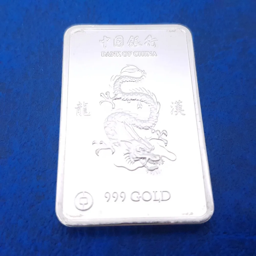 Commemorative Coin Collection Medal Souvenir Badge Money Anniversary Silvery Bar Plated Bullion Twelve zodiac Dragon | Дом и сад