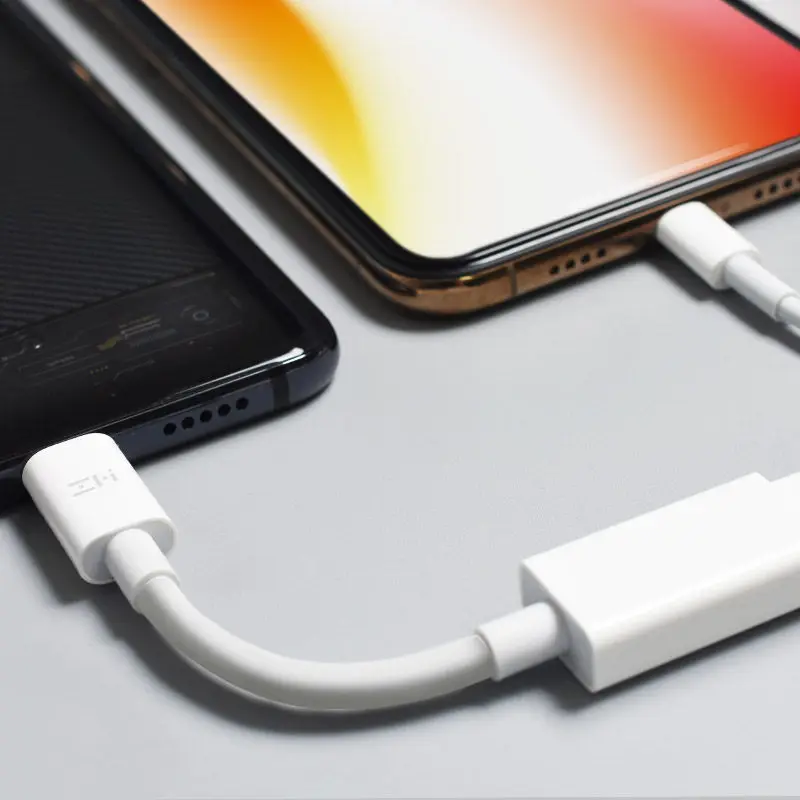 Оригинальный адаптер для xiaomi zmi usb type c переходник папа USB мама OTG Samsung s9 huawei oneplus