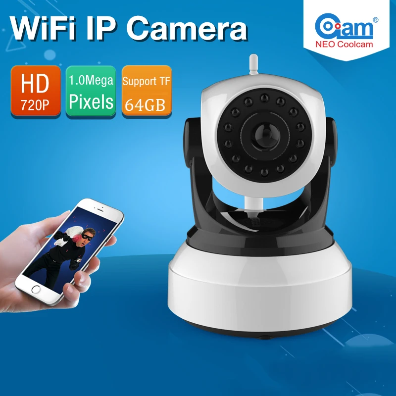 НЕО COOLCAM HD 720P камера беспроводная Wi-Fi двухсторонняя камера видеонаблюдения Ночная камера безопасности P2P сеть внутренний детский монитор