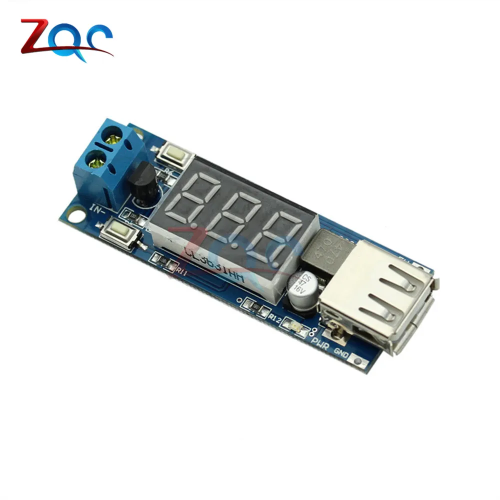 DC 4 5 40 В до 2A USB зарядное устройство светодиодный понижающий преобразователь