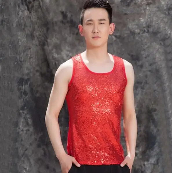 Новинка 2017 Мужская одежда для ночного клуба модный жилет с блестками DJ DS плюс