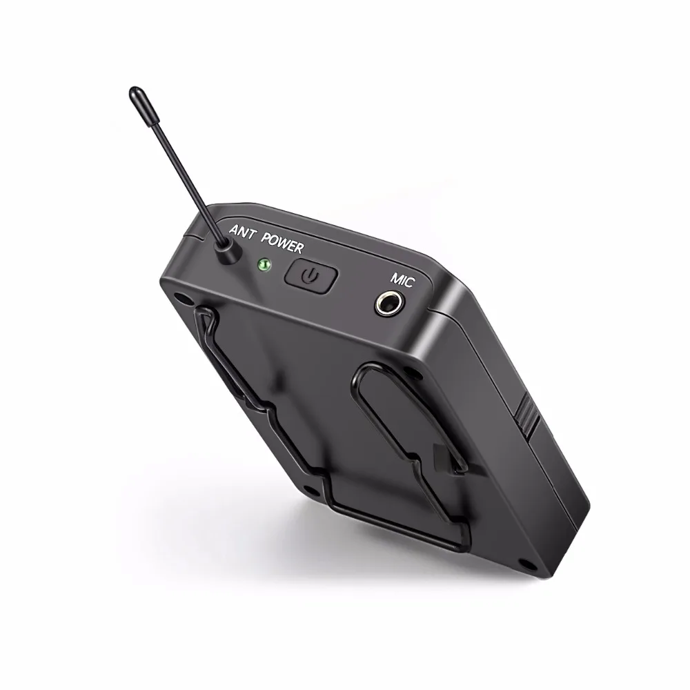 저렴한 무료 배송 최고 UHF 주파수 무선 투어 가이드 시스템 100m 작동 범위 마이크 1 송신기 10 수신기