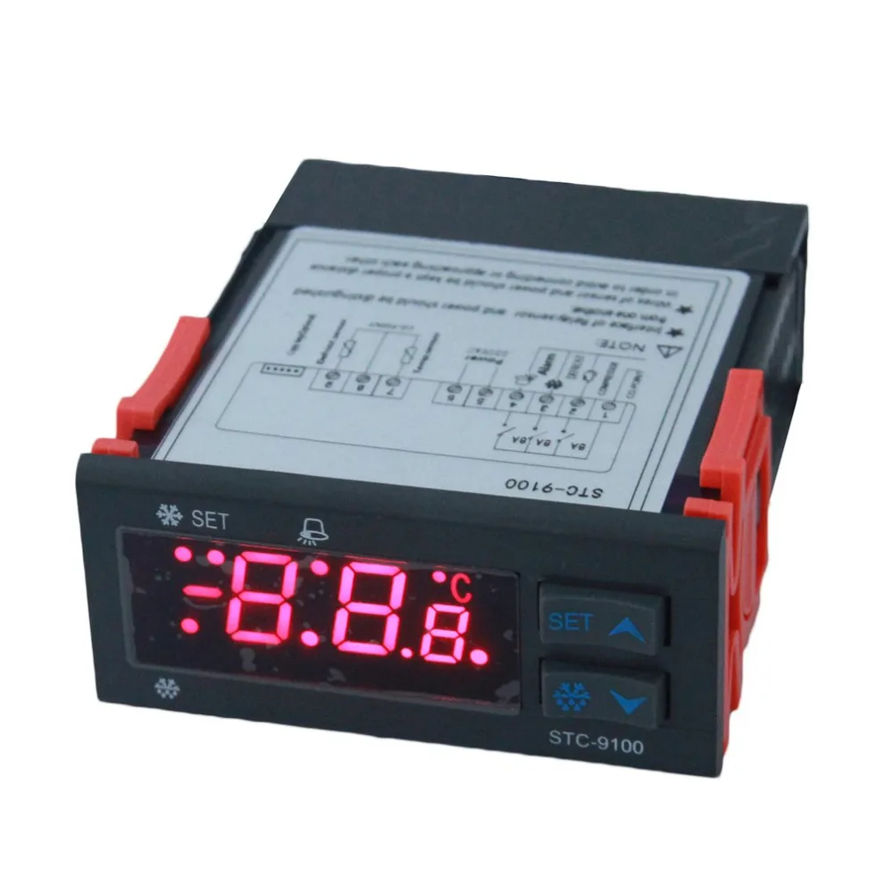STC 9100 iIntelligent регулятор температуры холодильное размораживание сигнализация