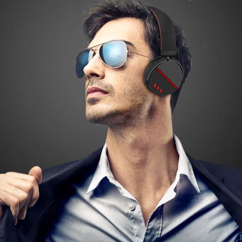 Наушники Bluetooth 4,1 беспроводные наушники гарнитура Высокая точность стерео Бас складной шлем геймер с микрофоном auriculares