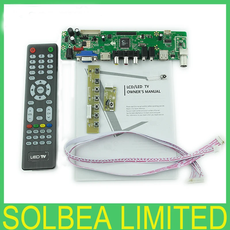 Универсальный микро hdmi CVBS рф USB VGA аудио Vedio TTL LVDS совета комплект т. Vst29.03 до 1920 X 1080