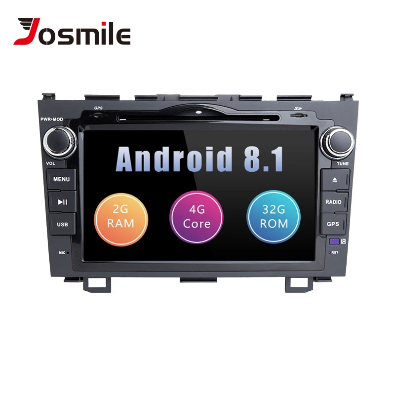 Автомобильный мультимедийный плеер Josmile 2Din Android 8 1 Авторадио для Honda CRV CR V 2006 2007 2008