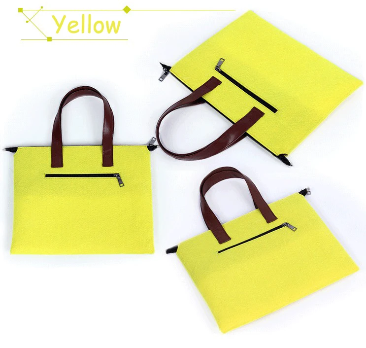 Войлочная ткань сумка для ноутбука Портфель Сумка на руль 11 12 13 15 дюймов Apple Macbook Air