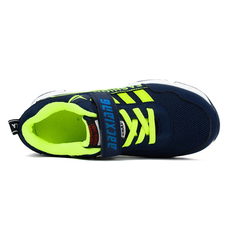 2018 New Stripes Design Children's Running Shoes Mesh Breathable Boys Outdoor Sport Summer Kids Sneakers Black Blue Color | Спорт и