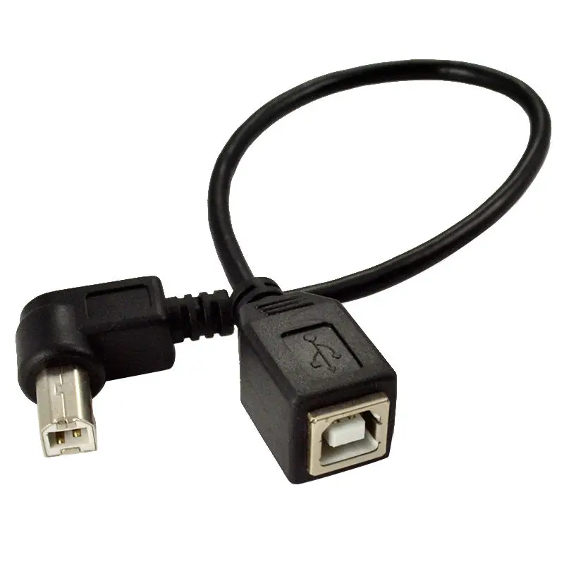 Danspeed USB 2.0 B Женский Джек прямым углом штекер Мощность кабель для передачи данных