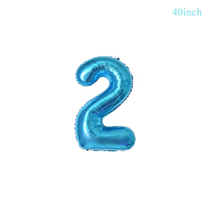 Blue 2 LAPHIL Синий Розовый фольгированные шары Свадебные Воздушные шары с днем рождения украшения дети мальчик девочка душ Гелиевый шар Декор - Цвет: Blue 2