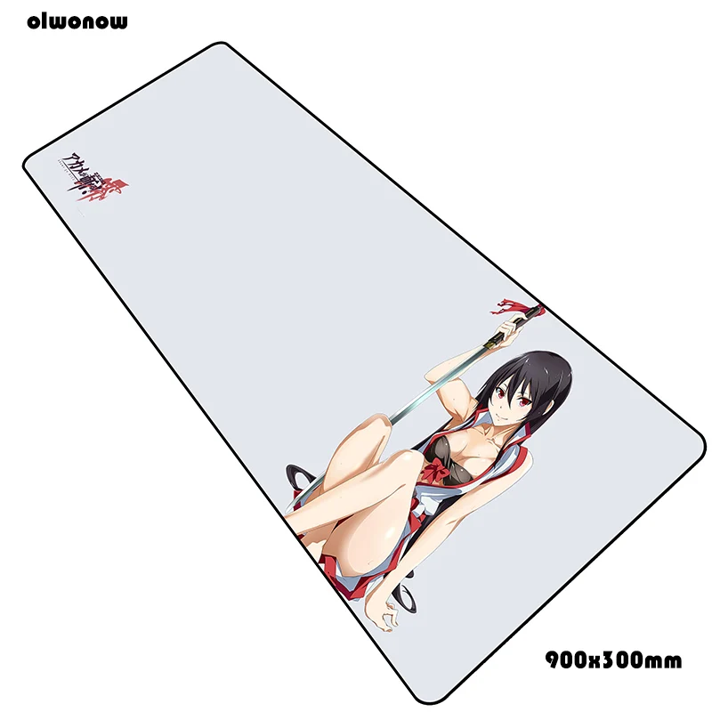 Size 900x300x2mm Коврик для мыши akame ga kill 90x30 см, эргономичный коврик для мыши, лучший игровой коврик для геймера, ноутбука, персонализированные коврики для мыши, клавиатура, ПК, коврик - Цвет: Size 900x300x2mm