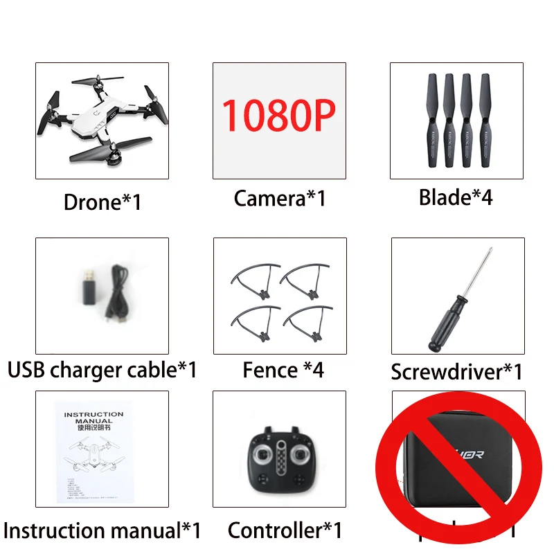Дрон HD 1080p WiFi в реальном времени fpv Дрон один щелчок rc вертолет высоко стабильный hover Quadcopter складной Дрон с камерой квадракоптер вертолет квадрокоптер квадракоптер с камерой - Цвет: 1080P
