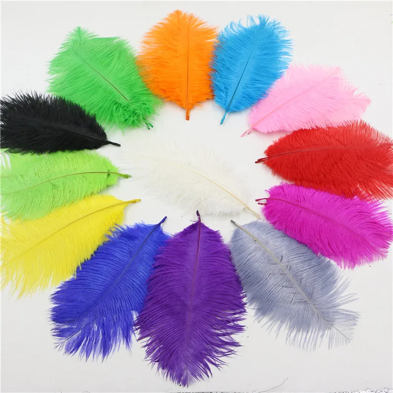 Бесплатная доставка 100 шт./партия Разноцветные 15 20 см/6 8 дюймов страусиные перья