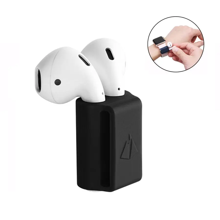 HAOBA не теряющийся силиконовый держатель для беспроводных наушников AirPods чехол