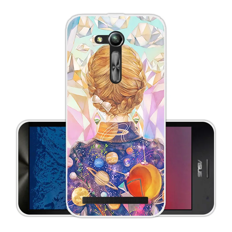 Soft TPU For Asus Zenfone GO 2nd Gen ZB452KG ASUS_X014D ZB450KL Phone Cases 4.5 inch Pink Cover Clear Silicone Coque Bag |