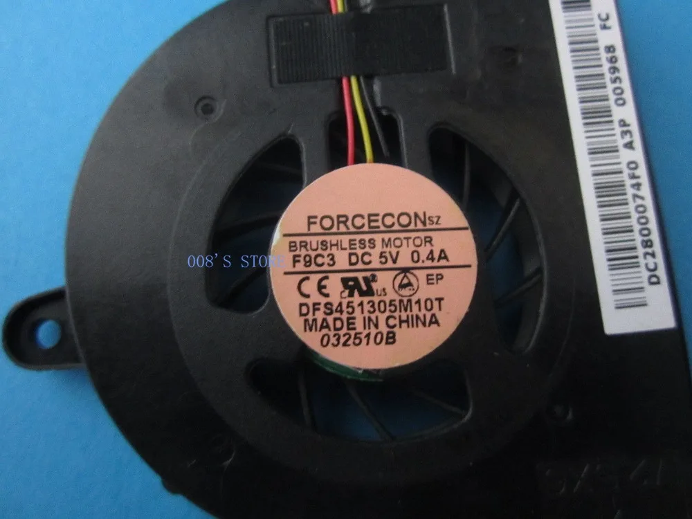 Новый Кулер для ноутбука ACER Aspire 5534 5538 5538G F9C3 DFS451305M10T DC 5V 0.4A DC2800074F0|laptop cooler fan|fan for