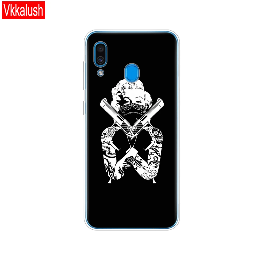 80289 Силиконовый чехол Sfot для Samsung Galaxy A20, чехол A20E, чехол для Samsung A20 A 20, A205F, A20E, A202F, защитный чехол, полностью 360 - Цвет: 80289