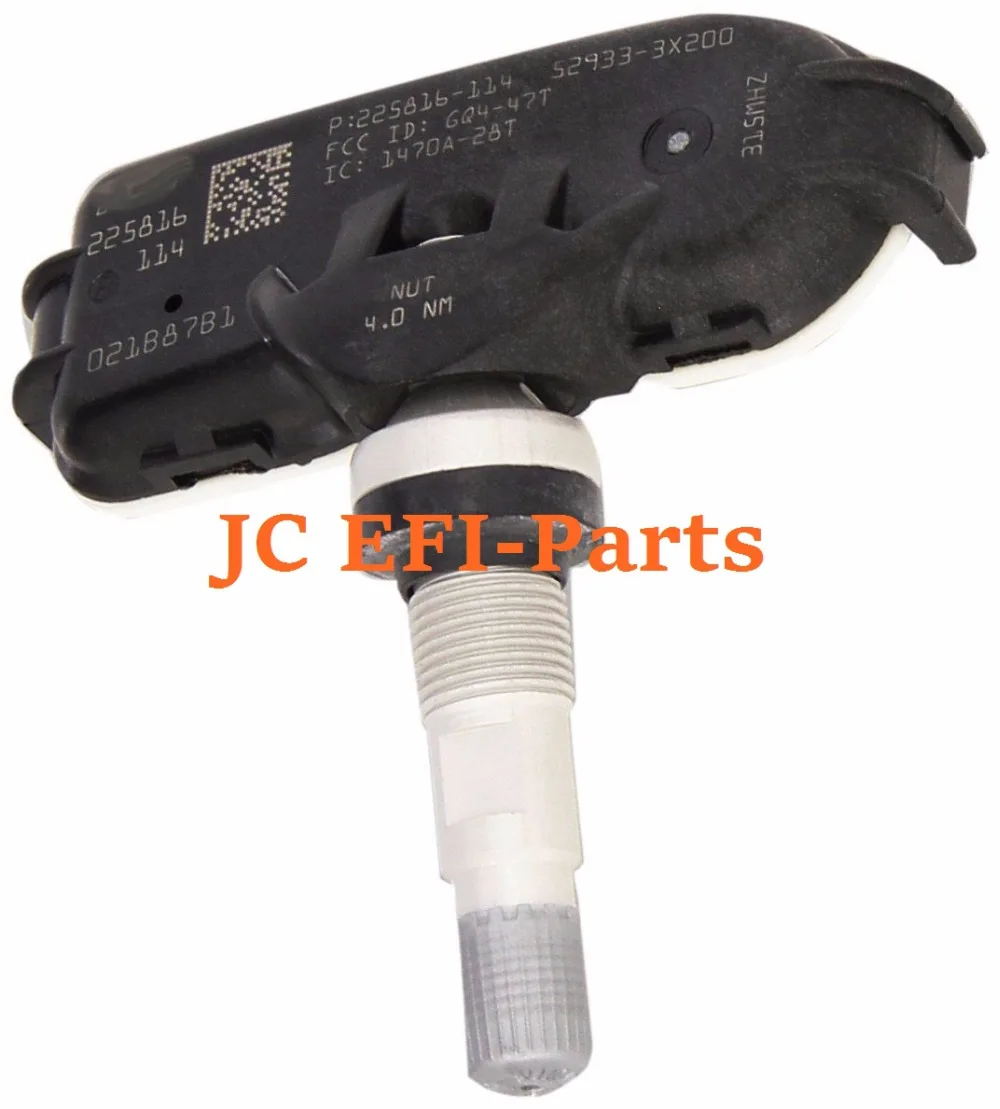 

Tire Pressure Monitor Sensor for 2014 HYUNDAI Tucson 52933-2S500