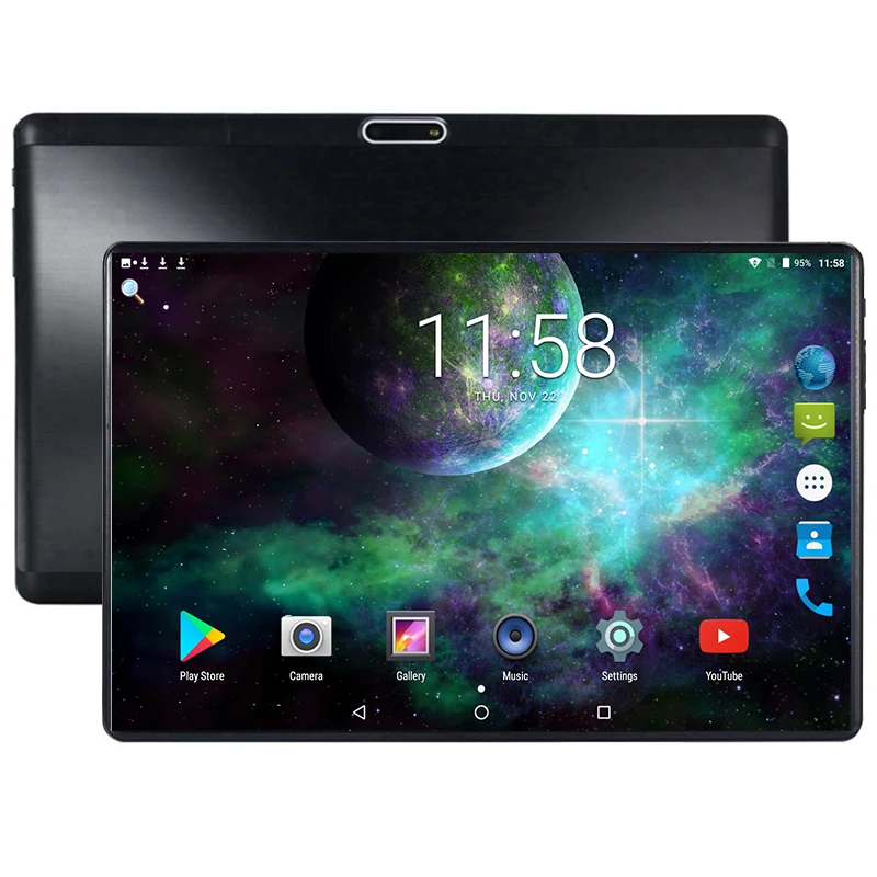 Google 10 дюймовый планшет Android 8 0 4 Гб ОЗУ 64 ПЗУ Восьмиядерный 1280X800 2.5D IPS экран Две sim
