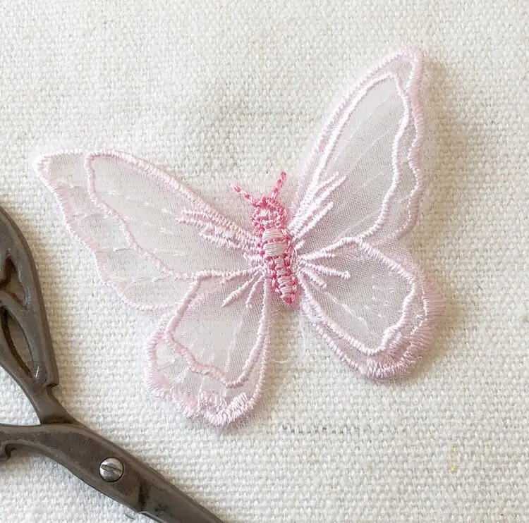 5 шт. 5*4 см|applique lace|lace patchbutterfly lace |