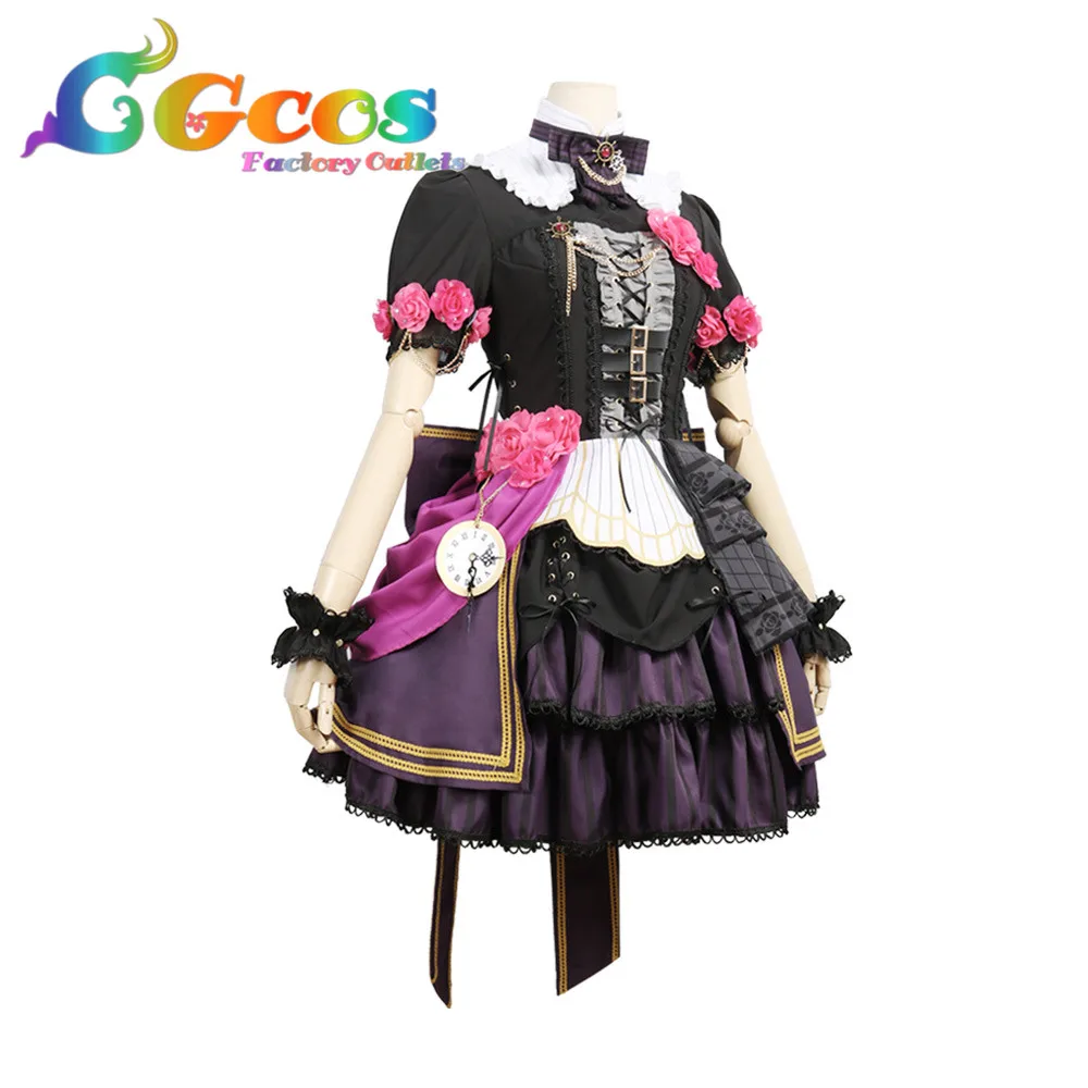CGCOS Косплей Костюм BanG Dream! Roselia Neo-Aspect Ako Udagawa Платье Аниме Униформа Хэллоуин Аниме игра