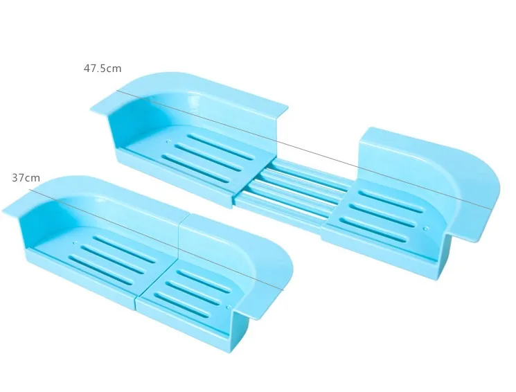 Kitchen drain rack sink sliding storage multifunctional plastic board retractable shelf Adjustable Length L-014 | Дом и сад