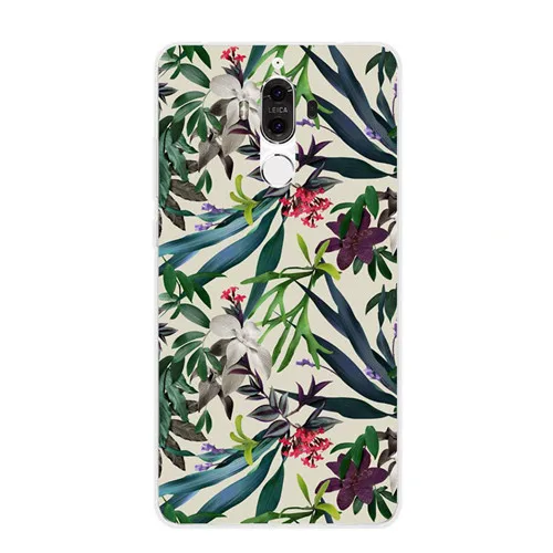 LL22 Чехол для huawei mate 9, силиконовая Мягкая задняя крышка из ТПУ с красочными цветами для huawei mate 9, защитный чехол для телефона s shell - Цвет: LL22