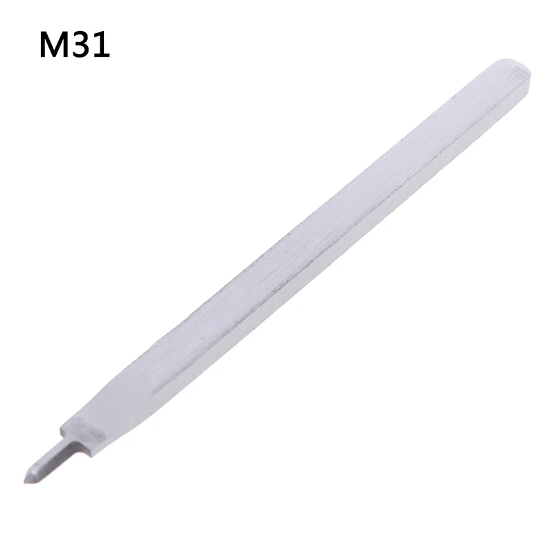 1 Prong DIY инструмент 1 2 4 6 зубец дырокол инструмент долото 1 шт. 3 мм/0,1" Полезная из нержавеющей стали ромб зубчатое долото Кожа ремесло - Цвет: 1 Prong
