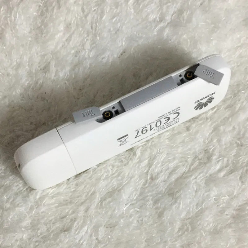 Разблокированный huawei E3372 E3372h-607+ двойная антенна 4G LTE 150 Мбит/с USB модем USB ключ Поддержка всех диапазонов С CRC9 антенной