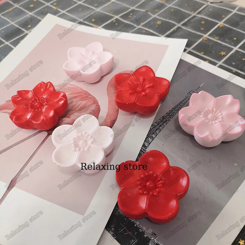 3D Сакура цветок торт силиконовая форма персик слива пластырь для ароматерапии