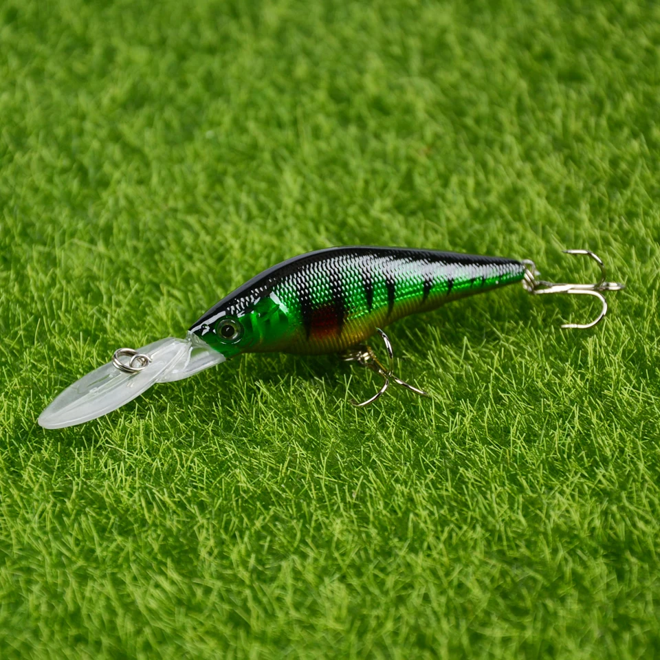 

LINGYUE 1PCS Fishing Lures Minnow Crankbaits 9cm 6.4g Wobbler 8 colors Hard Bait Bass Lure Pesca