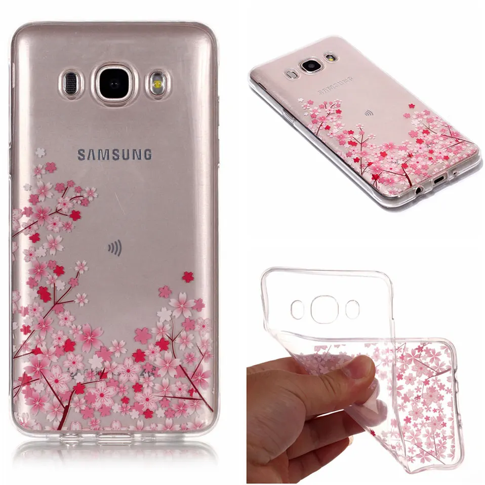 Soft TPU Cover For Samsung J4 J6 2018 EU Transparent Phone case J5 J7 2016 J3 2017 Funda couqe |