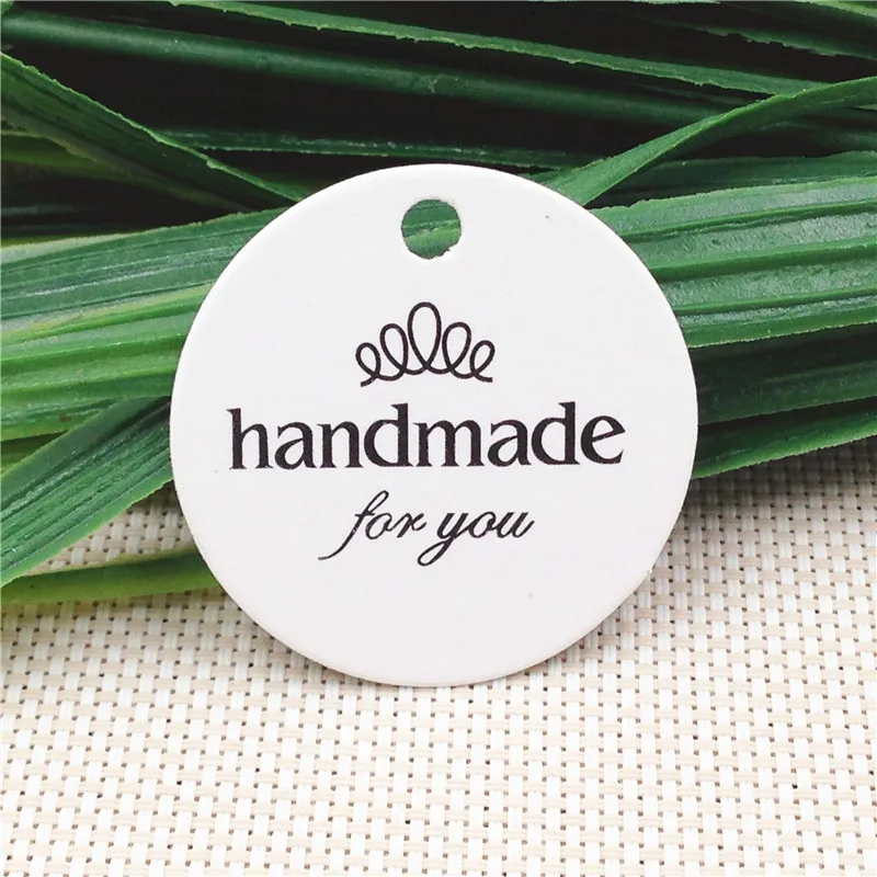 50 шт. белые бирки ручной работы для свадебных сувениров подарочные упаковочные