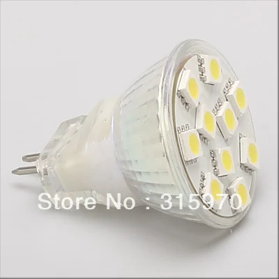 5050 SMD MR11 10 Светодиодная лампа 12VDC 12VAC белая Коммерческая техника для дома офиса DIY