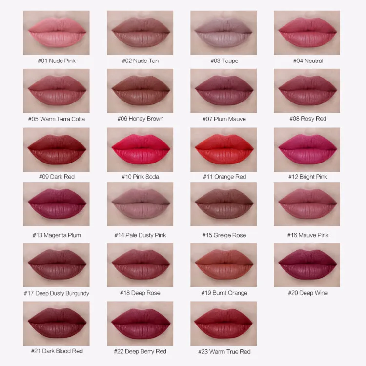 2019 New Batom Matte Makeup Lipstick Maquillage Matt Cosmetics Labiales Makyaj Pintalabios Lip Tint Mate Larga Duracion |