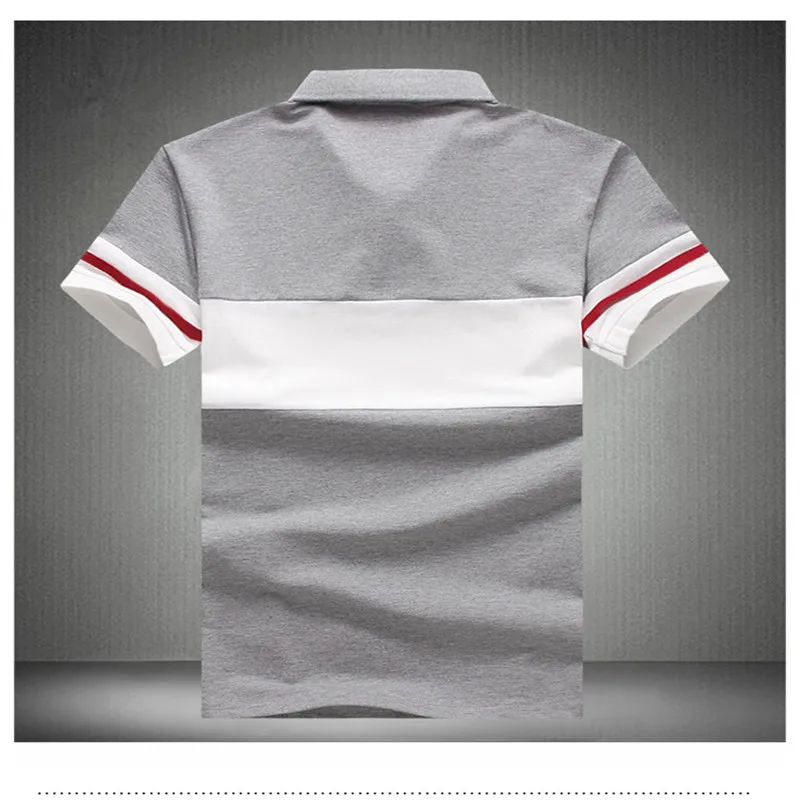 Brand Mens Solid Polo 2017 new brand 92% Cotton camisa men's shirt casual stitching stripes Slim short-sleeved Asian size M | Мужская