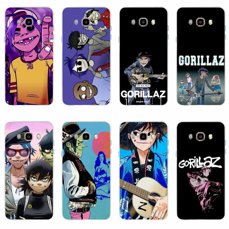 Gorillaz высококачественный Мягкий Силиконовый ТПУ чехол для телефона Samsung Galaxy S6 S6edge