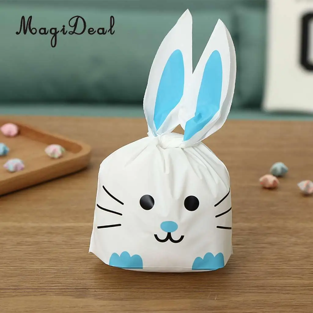 Пакеты MagiDeal 50 шт./лот Kawaii Rabbit Bunny Ear для печенья пакеты самоклеящиеся упаковки