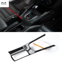1pc carbon fiber grain abs material gear panel and drinking glass decoration cover for 2009 2017 volkswagen vw scirocco 137 138