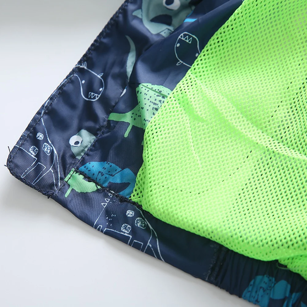 Детская ветровка с принтом динозавра из мультфильма Симпатичная Верхняя одежда