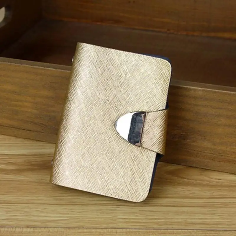 Мода 26 бит полезный бизнес кредитный держатель для карт из искусственной кожи