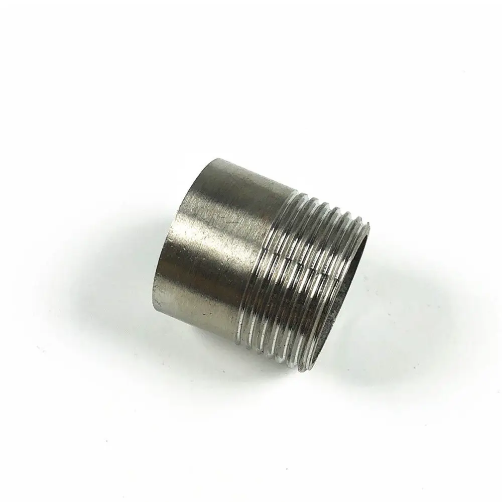 Нержавеющая сталь SS304 один конец резьбовой трубы фитинг мужской BSP 1/8 &quot1/4&quot 3/8