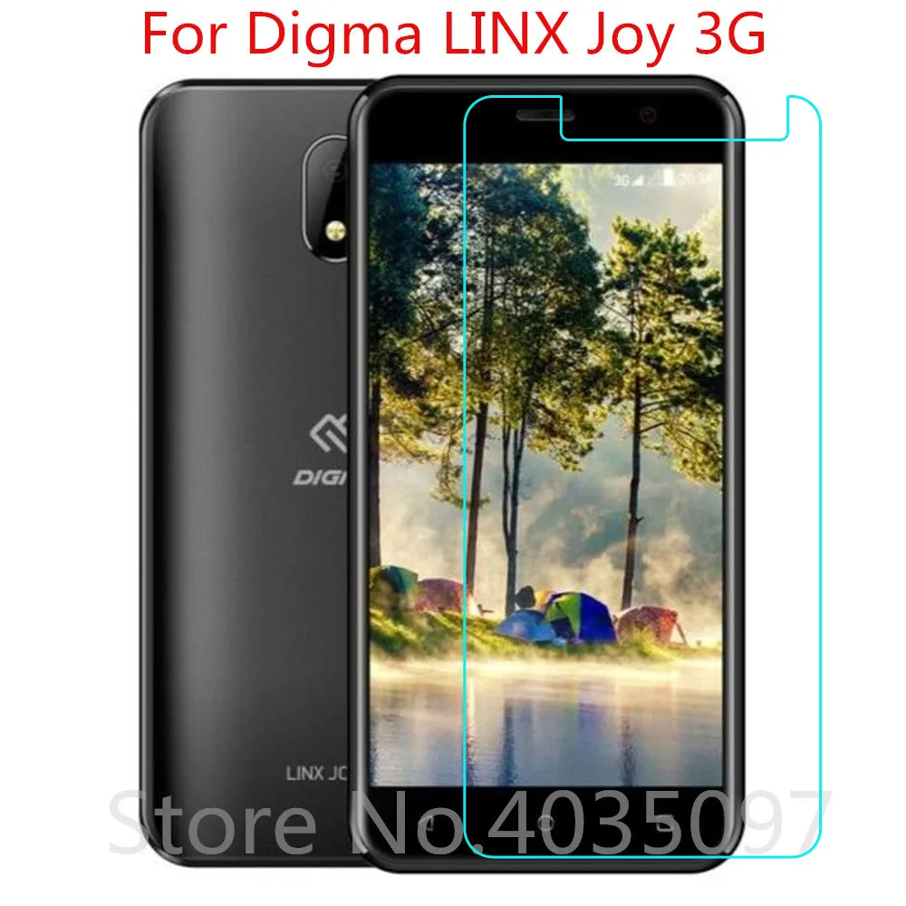 2 шт. для Digma LINX Joy 3g Защитная стеклянная пленка из закаленного стекла Взрывозащищенная для Digma LINX Joy 3g Защитная пленка для экрана